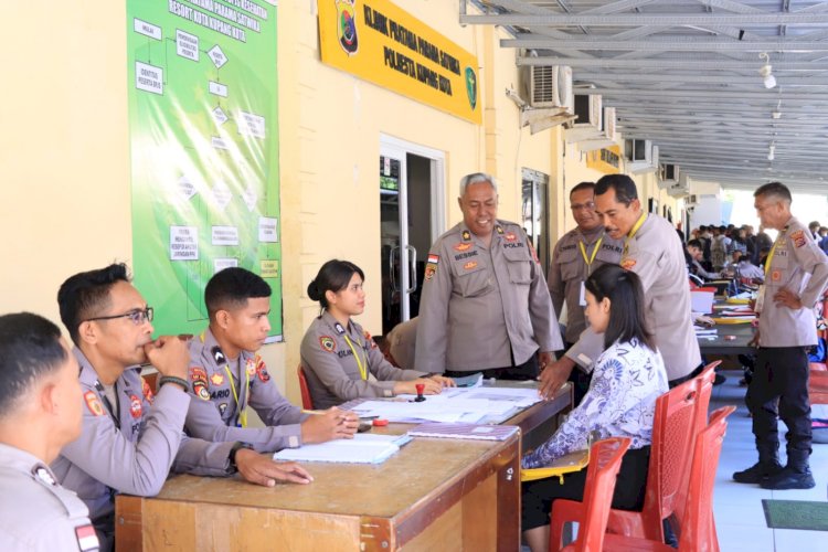 Polresta Kupang Kota Sudah Buka Verifikasi Penerimaan Terpadu Anggota Polri