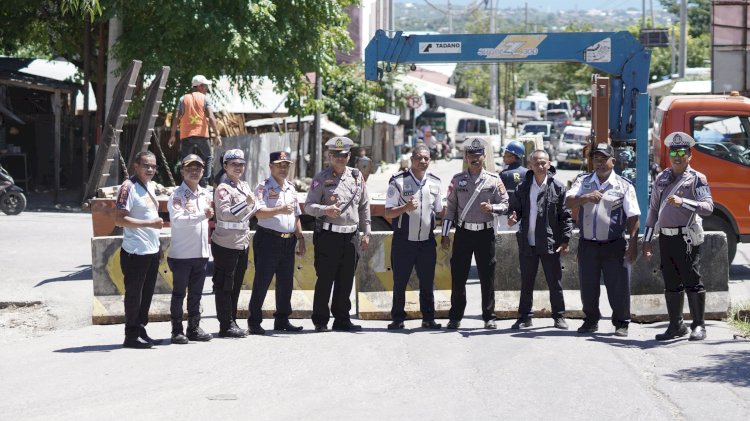 Cegah Kemacetan, Satlantas Polresta Kupang Kota Rekayasa Lalin di Oepura dan Sikumana