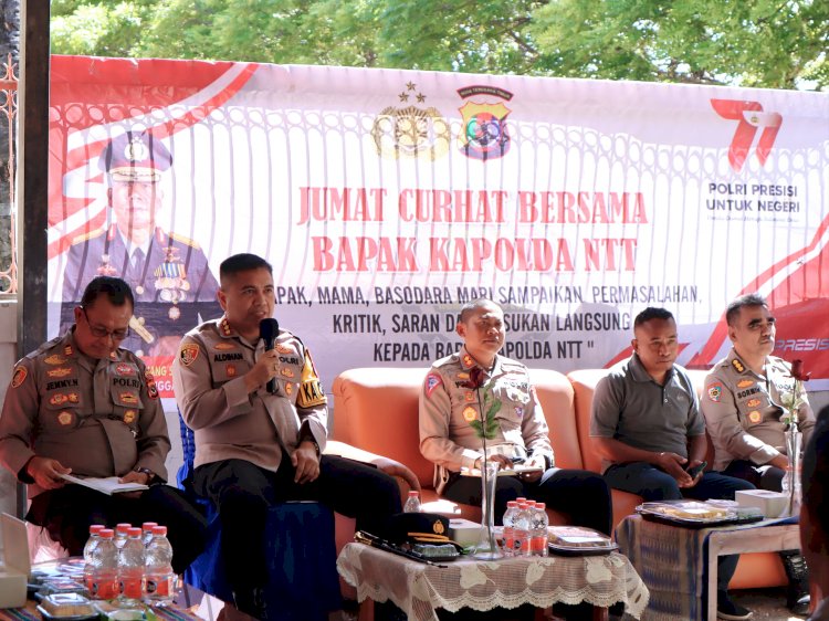 Jumat Curhat Bersama Warga, Kapolresta Segera Terjunkan Personel Lantas di Lasiana