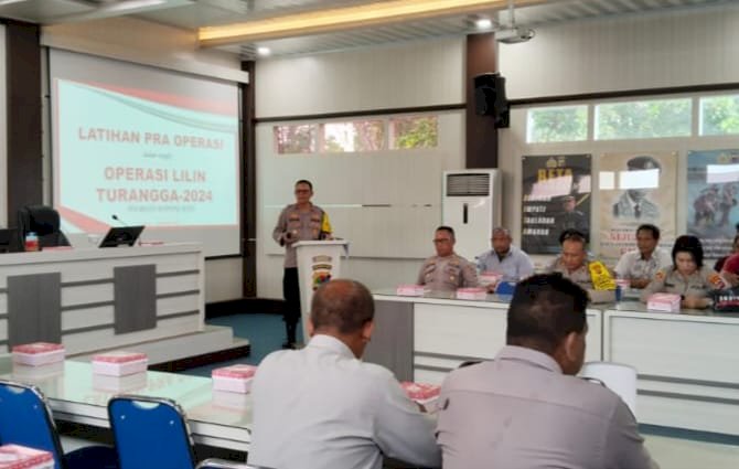 Polresta Kupang Kota Gelar Latpraops Lilin Turangga, Beri Pemahaman Operasi kepada Anggota