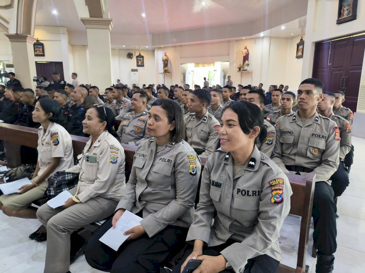 Pembinaan Rohani, Tingkatkan Kualitas Iman Personel Polresta Kupang Kota