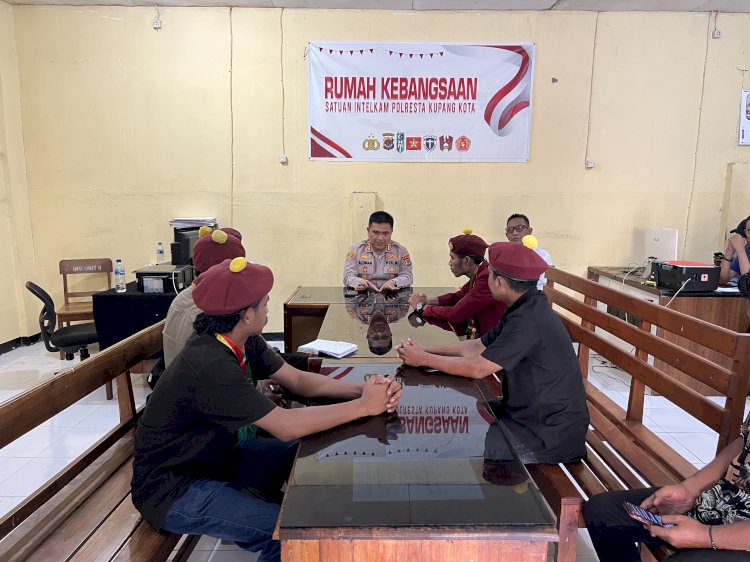 Kapolresta Kupang Kota Gelar Audiensi dengan PMKRI, Bahas Kasus Bunuh Diri dan E-Tilang.