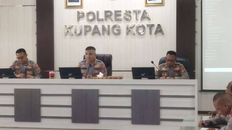 Kapolresta Kupang Kota Berpesan, Layani Masyarakat dengan Baik dan Jangan Alergi Jika Dikritik.