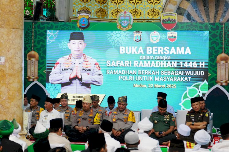 Safari Ramadan di Medan, Kapolri: Pererat Silaturahmi Demi Keamanan dan Kesejahteraan