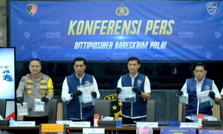 Polri Ungkap Sindikat Penipuan Online Berkedok Fake BTS dan SMS Blast, Dua WNA Cina Ditangkap di SCBD
