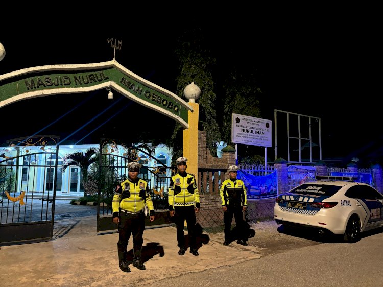 Mencegah Terjadinya Gangguan Keamanan, Satlantas Polresta Kupang Kota Gelar Patroli Sahur.