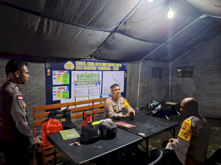 Polresta Kupang Kota Dirikan Pos Pam Menjelang Hari Raya Idul Fitri 1446 H