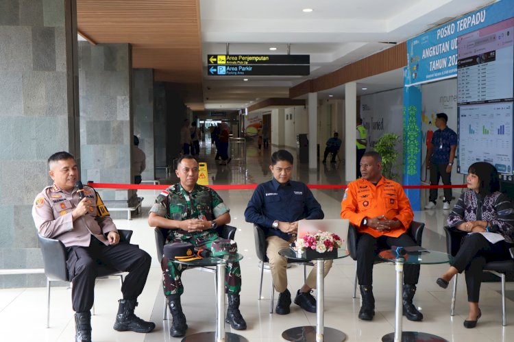 Kapolresta Kupang Kota Hadiri Siaran Langsung, Dialog Antisipasi Puncak Arus Mudik Lebaran 2025.