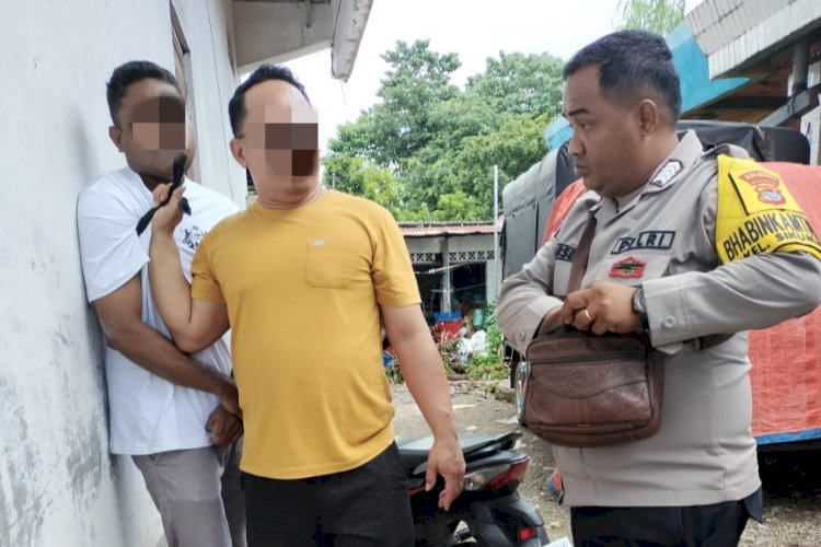 Bhabinkamtibmas Bripka Marsel Nitte Amankan Terduga Pelaku Pencurian di Sikumana