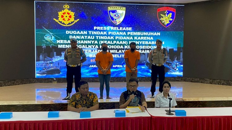 Dirpolair Baharkam Polri Ungkap Kasus Penggelapan dan Pembunuhan di Kapal KM Poseidon 03