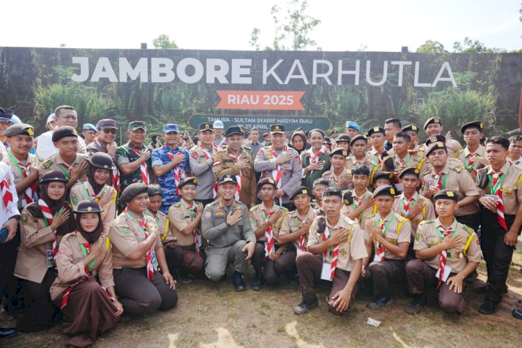 Kapolri Tekankan Pentingnya Edukasi Cegah Karhutla sejak dini saat buka Jambore Karhutla
