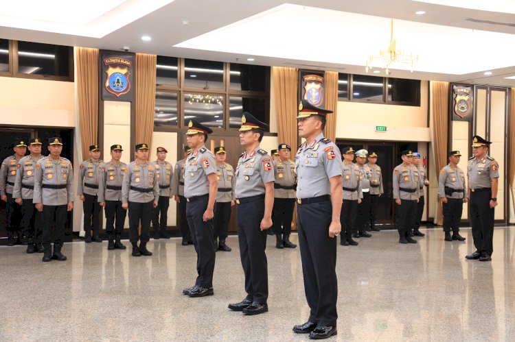 Mabes Polri Gelar Korps Raport Kenaikan Pangkat Pati Polri, 13 Perwira Tinggi Naik Pangkat
