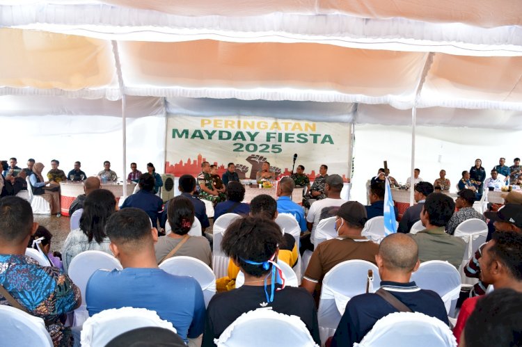 Kapolda NTT Fasilitasi Dialog Buruh, Serap Aspirasi di Momen Mayday