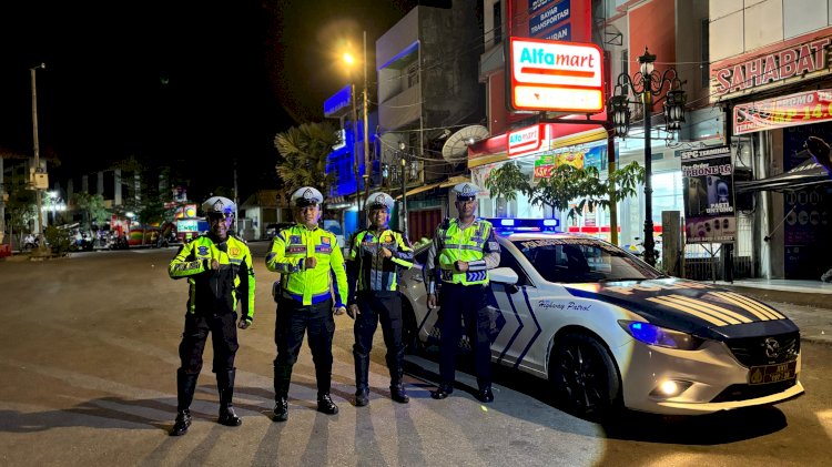 Antisipasi Aksi Balap Liar, Satlantas Polresta Kupang Kota Gelar Patroli Secara Berkala.
