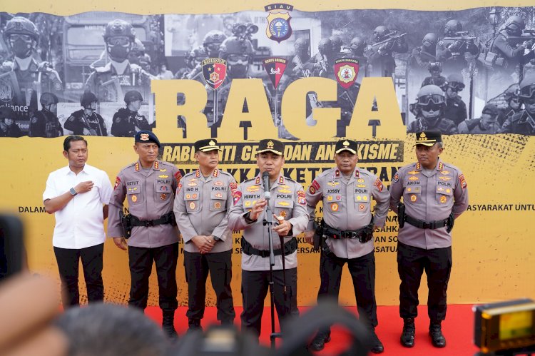 Polda Riau Launching Program Tim RAGA (Rabu Anti Geng Anarkisme)