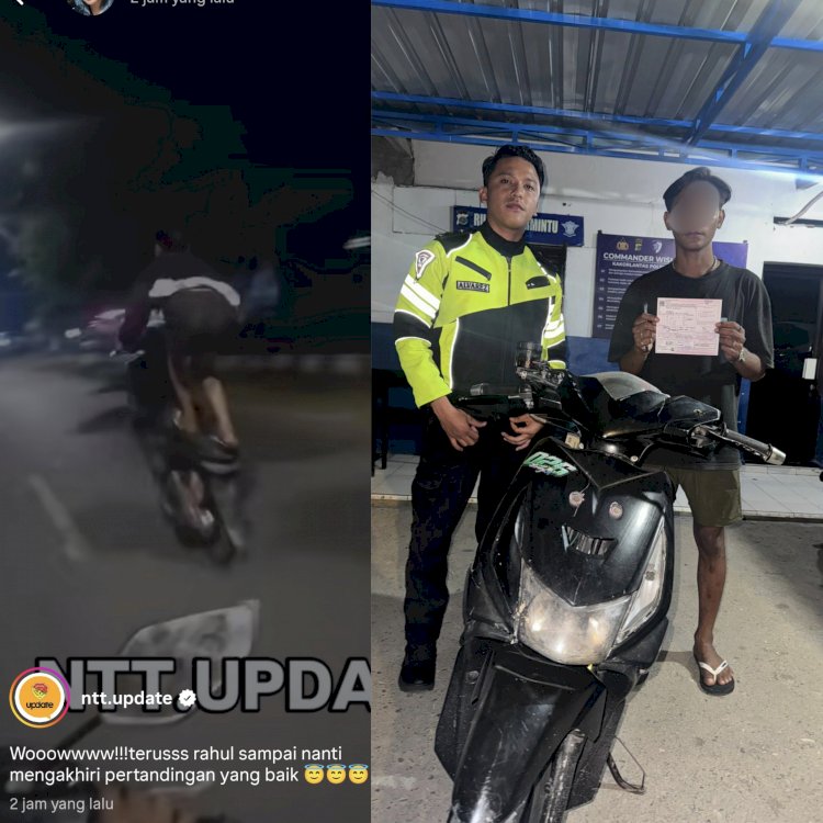 Dua Pengendara Sepeda Motor yang Meresahkan Warga dan Viral di Medsos, Ditangkap Unit Patwal Polresta