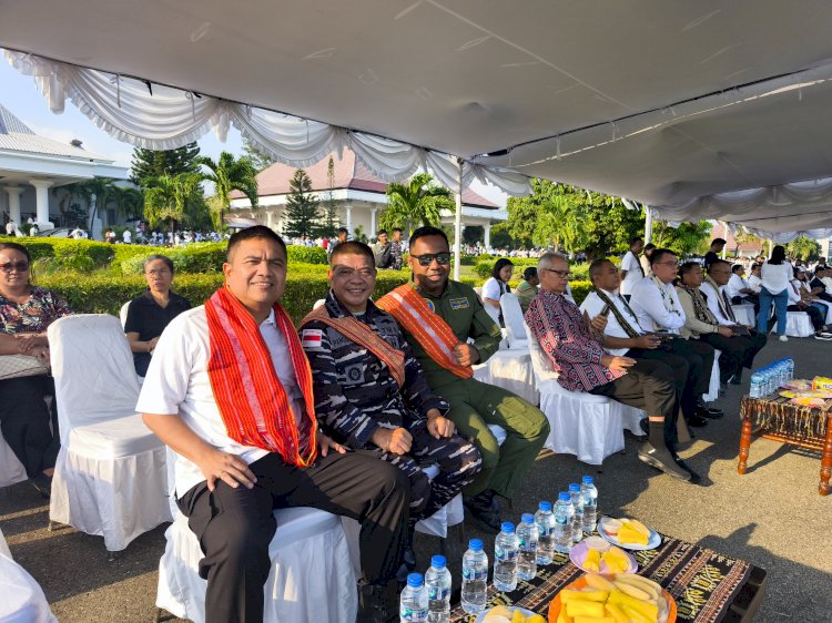Kapolresta Kupang Kota Hadiri Kegiatan Paduan Suara dan Ja’i Massal, Pecahkan Rekor MURI.