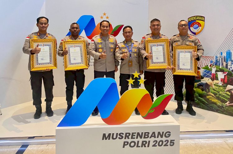 Musrenbang Polri Tahun 2025, Kemenpan RB Beri Penghargaan Kepada Polresta Kupang Kota.