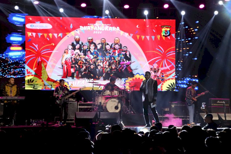 Kapolresta Kupang Kota Hadiri Penutupan Pagelaran Budaya Bhayangkara Tahun 2025.