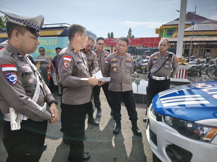 Jelang Sertijab, Itwasda Polda NTT Lakukan Verifikasi di Polresta Kupang Kota.