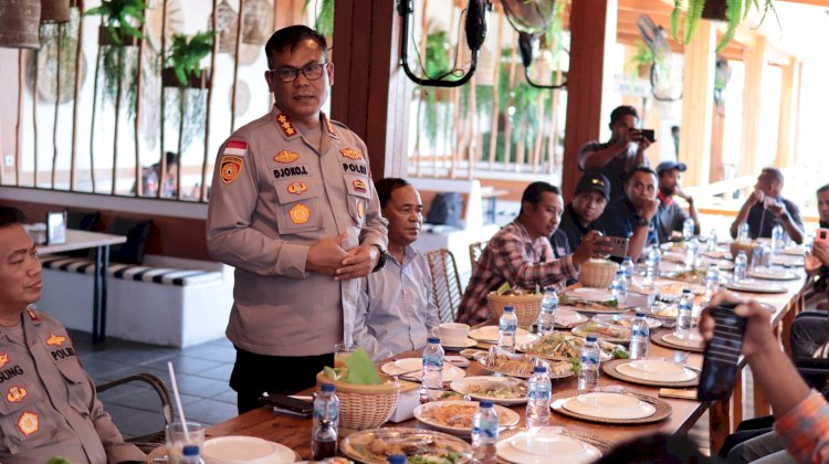 Kapolresta Kupang Kota Jalin Silaturahmi dengan Insan Pers, Perkuat Sinergi Polri dan Media.