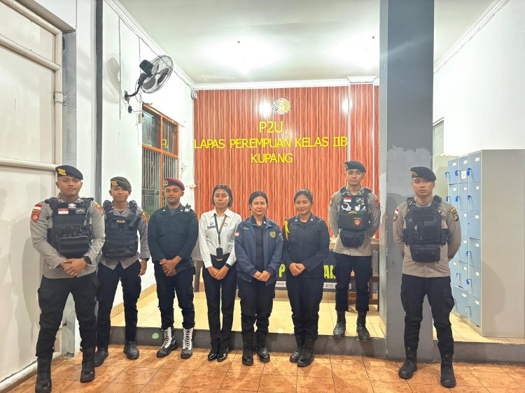 Polresta Kupang Kota Tingkatkan Sinergitas dengan Lapas Perempuan melalui Patroli Sambang Rutin