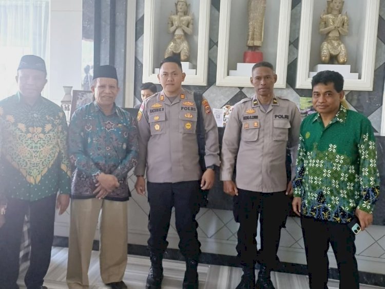 Hari Pertama Menjabat, Kapolsek Kota Lama AKP Rachmat Hidayat Jalin Silaturahmi dengan Pimpinan Muhammadiyah NTT.