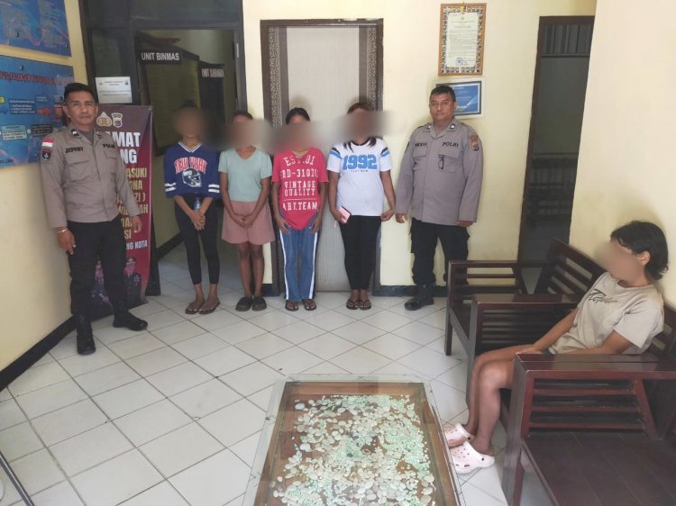 Remaja Perempuan Dikeroyok di Pantai Warna Oesapa, Polsek Kota Lama Amankan Para Terduga Anak Pelaku.
