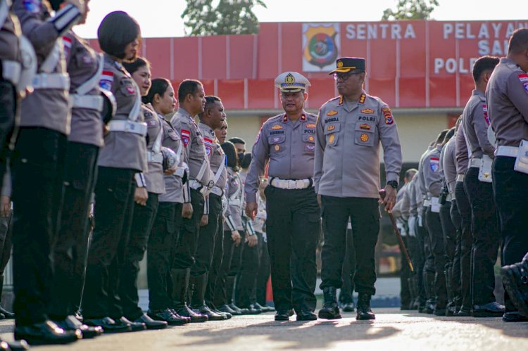 Kapolresta Kombes Djoko Lestari Tekankan Kedisiplinan dan Kerapihan Personel Satlantas Polresta Kupang Kota