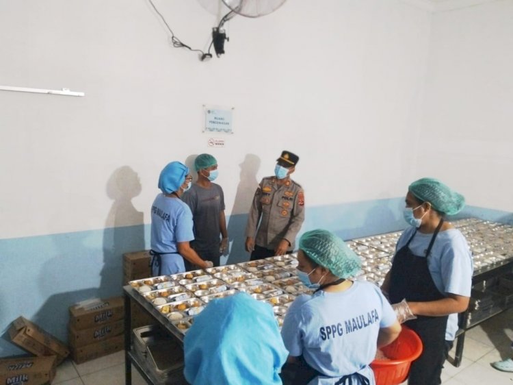 Kapolsek Maulafa Monitoring Dapur SPPG: Pastikan Kualitas Gizi dan Kebersihan Terjaga.
