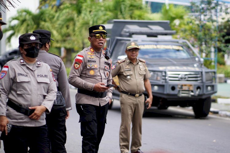 Polresta Kupang Kota Amankan Aksi Damai KSBSI NTT dengan Humanis