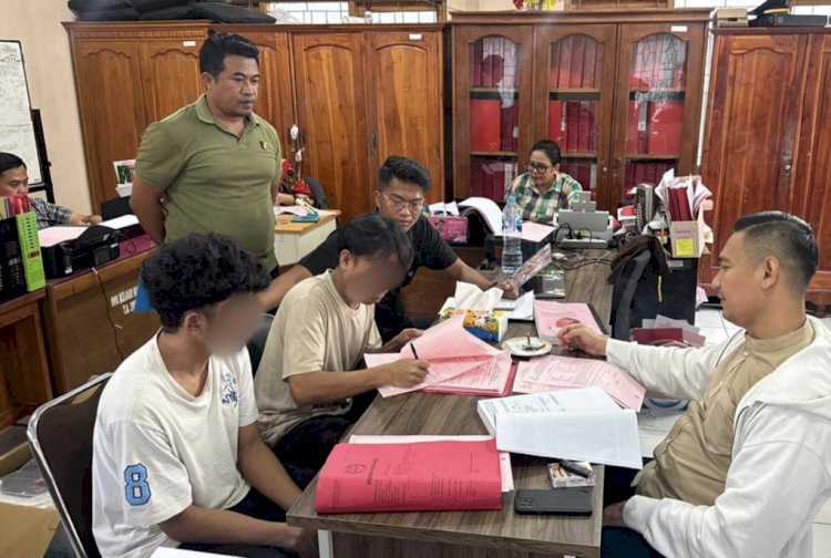 Satreskrim Polresta Kupang Kota Limpahkan Tersangka Kasus Upal ke JPU
