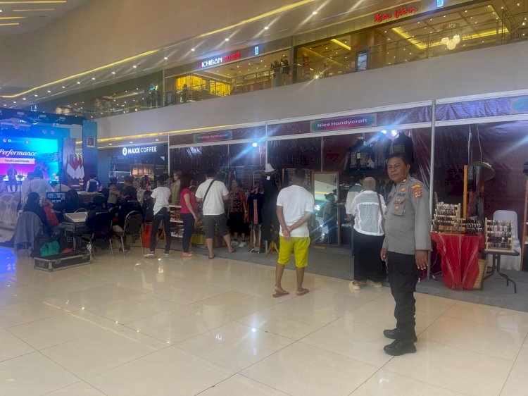 Polsek Koja, Polresta Kupang Kota Amankan Exotic Tenun Festival 2025.
