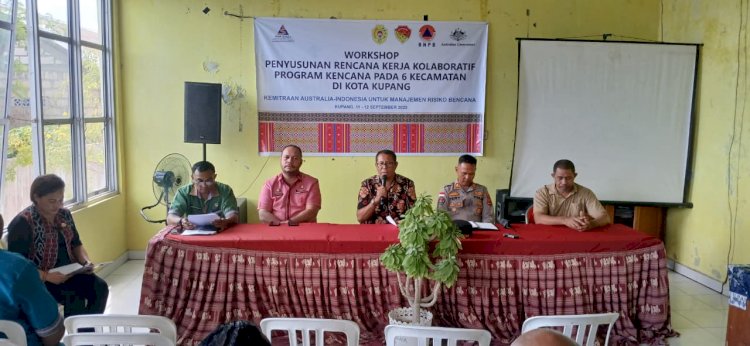 Kapolsek Maulafa Hadiri Workshop Penyusunan RKK Program Kencana Kota Kupang: Wujud Sinergitas Kepolisian dan Stakeholder Penanggulangan Bencana.