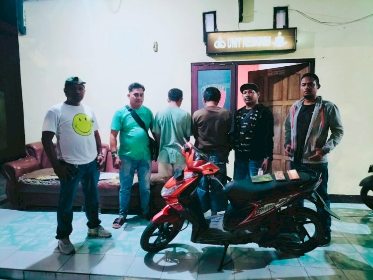 Tim Serigala Polsek Kota Lama, Polresta Kupang Kota Amankan Pelaku Pencurian Rp25 Juta di Sebuah Warung.