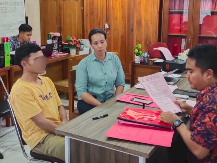 Penyidik Unit PPA Satreskrim Polresta Kupang Kota Limpahkan Tersangka Kekerasan Seksual