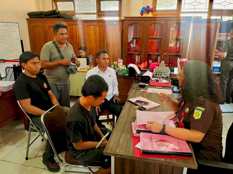 Berkas Lengkap, Buruh Bangunan Pelaku Penganiayaan di Bello Diserahkan ke Jaksa.