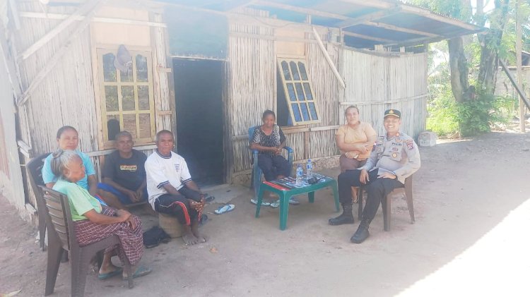 Kapolsek Maulafa Kunjungi (Lagi) Keluarga Korban Penganiayaan di Kelurahan Bello