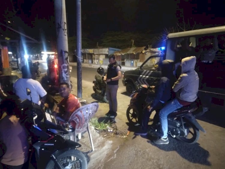 Gelar Patroli Imbangan Cipta Kondisi, Polsek Maulafa Jaga Situasi Kamtibmas Wilkum Tetap Kondusif.