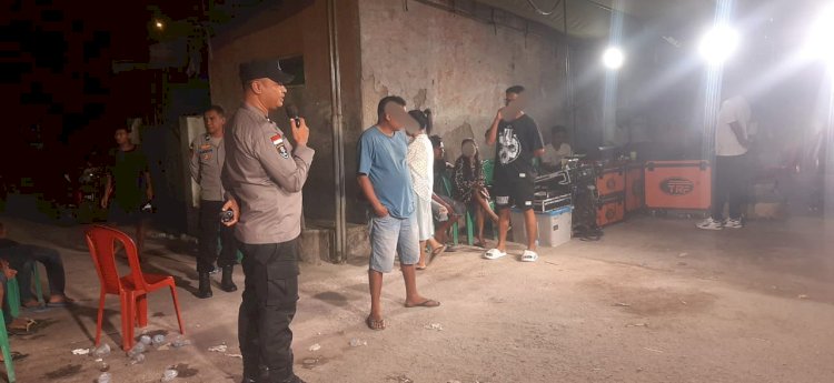Terima Aduan Warga Melalui Call Center 110, Polsek Maulafa Bubarkan Pesta Syukuran di Oepura.