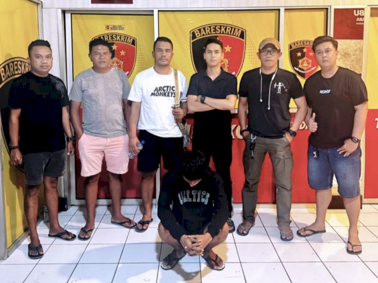 Jatanras Polresta Kupang Kota Tangkap Megan, Terduga Pelaku Penganiayaan dengan Benda Tajam.