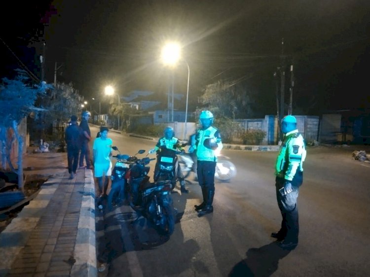 Tertibkan Balap Liar, Sat Lantas Polresta Kupang Kota Amankan 26 Unit  Kendaraan.