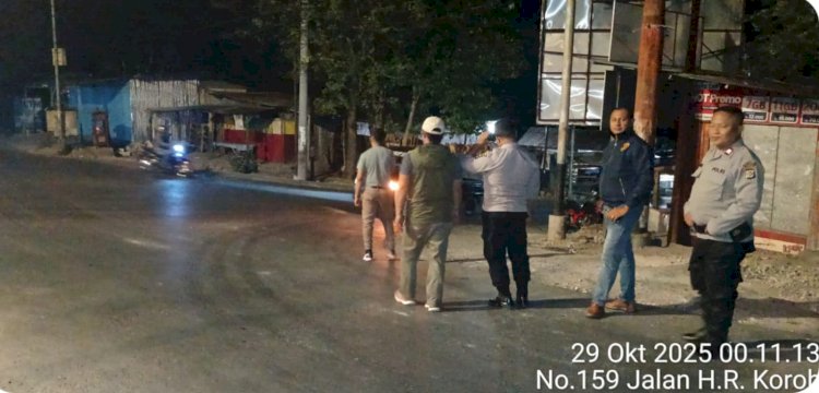 Cipta Kamtibmas yang Kondusif di Wilkum Polsek Maulafa, Patroli Malam Hari Ditingkatkan.