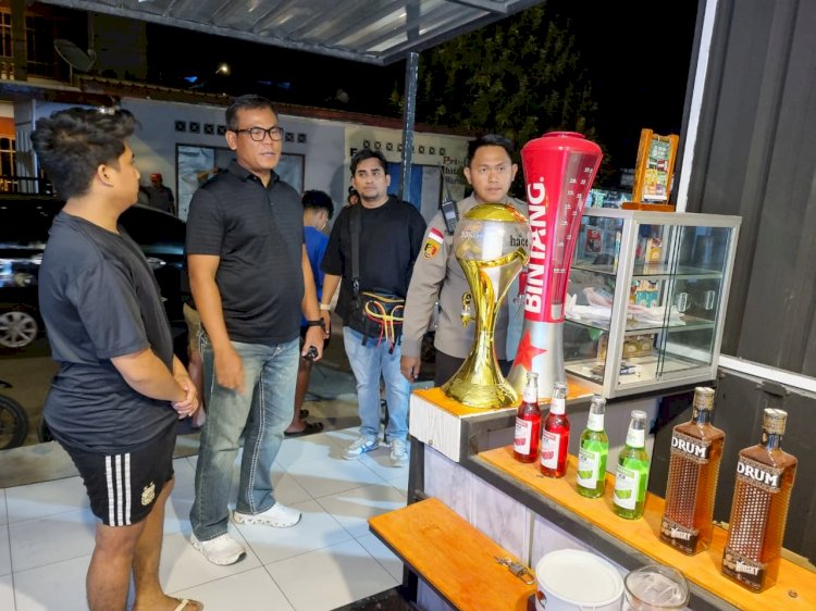 Kapolresta Kupang Kota Pimpin Penertiban Miras di Kota Kupang
