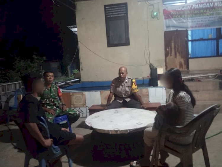 Bhabinkamtibmas Batuplat Jadi Mediator Pertengkaran dan Pengancaman dalam Keluarga