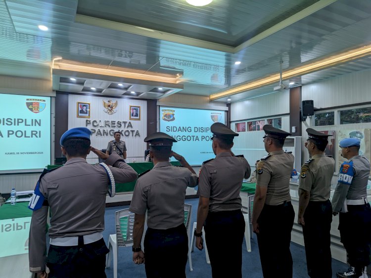 Enam Anggota Polresta Kupang Kota Disidang Disiplin.