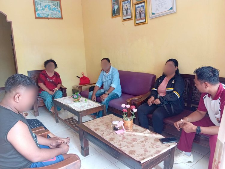 Bhabinkamtibmas Liliba Mediasi Pertengkaran Kekasih Kumpul Kebo