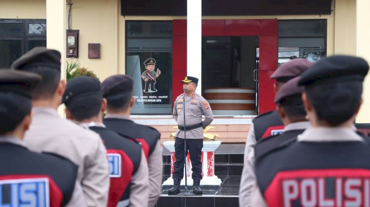 Wakapolresta Kupang Kota Tekankan Hidup Sederhana, Tidak Hedonisme, dan Profesionalisme Personel.