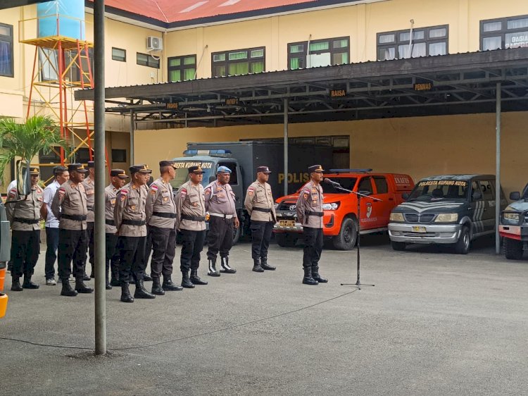 Polresta Kupang Kota Wajibkan Anggota Jauhi Gaya Hidup Hedon.