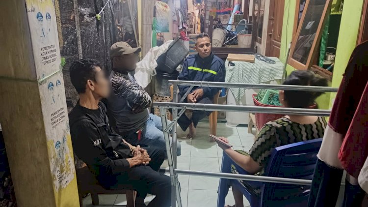 Bhabinkamtibmas Nunbaun Sabu Mediasi Kasus Pengancaman Secara Kekeluargaan